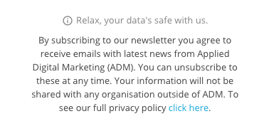 GDPR Privacy Notice Example